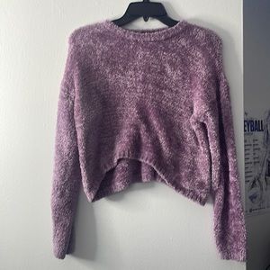 rewind purple sweater